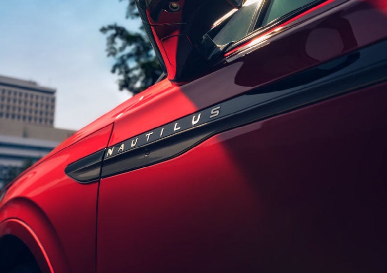 A side badge on the passenger door reads Nautilus. | Courtesy Lincoln in Altoona PA