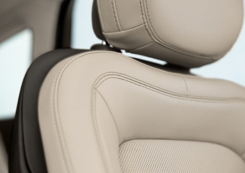 Fine craftsmanship is shown through a detailed image of front-seat stitching. | Courtesy Lincoln in Altoona PA