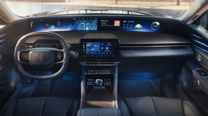A large panoramic display is shown on the dashboard of a 2026 Lincoln Nautilus® SUV | Courtesy Lincoln in Altoona PA