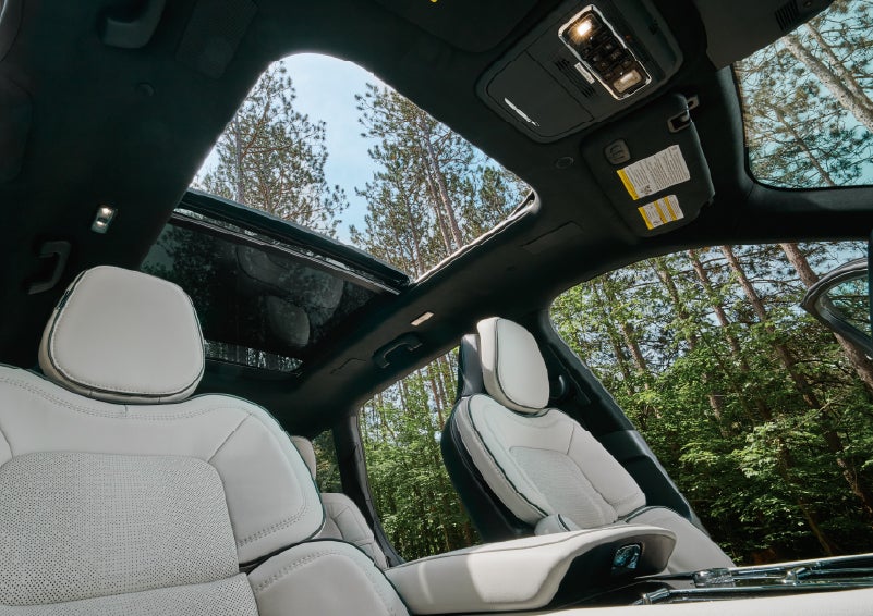The front seats of a 2027 Lincoln Aviator® Black Label™ SUV | Courtesy Lincoln in Altoona PA
